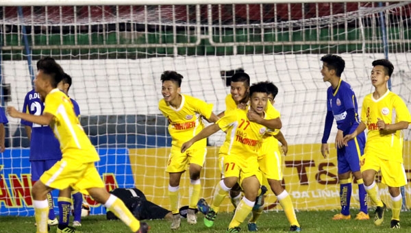 U19 SLNA hòa đáng tiếc U19 Hà Nội tại giải U19 Quốc gia 2019