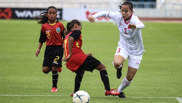 Việt Nam hủy diệt Đông Timor 16-0 tại giải Đông Nam Á