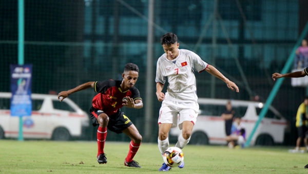 U16 Việt Nam giành chiến thắng ở trận mở màn vòng loại Châu Á