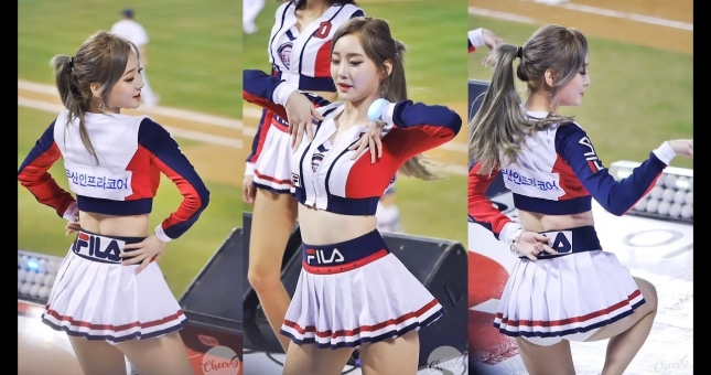 VIDEO: Hoạt náo viên Hàn Quốc gây sốt vì quá xinh đẹp
