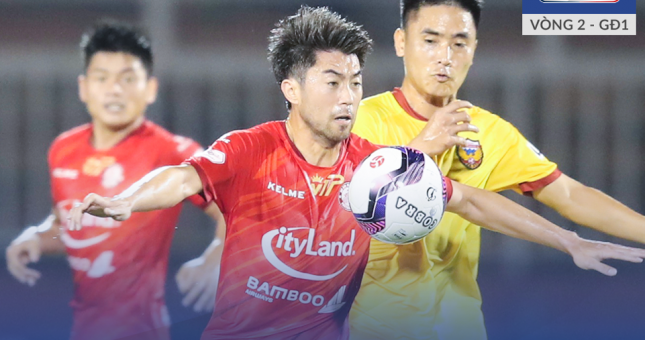 Kiatisak và Lee Nguyễn lọt vào Đội hình tiêu biểu vòng 2 V.League