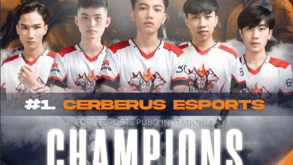 Ceberus Esports vô địch POPS eSports PUBG Invitational