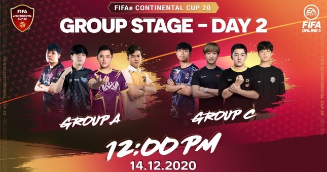 Kết quả CKTG FIFA Online 4 - FIFAe Continental Cup 20 ngày 14/12