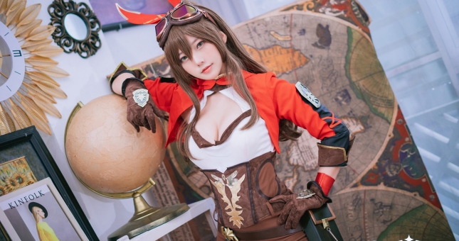 'Bỏng mắt' với bộ ảnh cosplay Amber trong Genshin Impact
