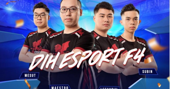 DIH Esport F4 lên ngôi vô địch tại FVNC 2021