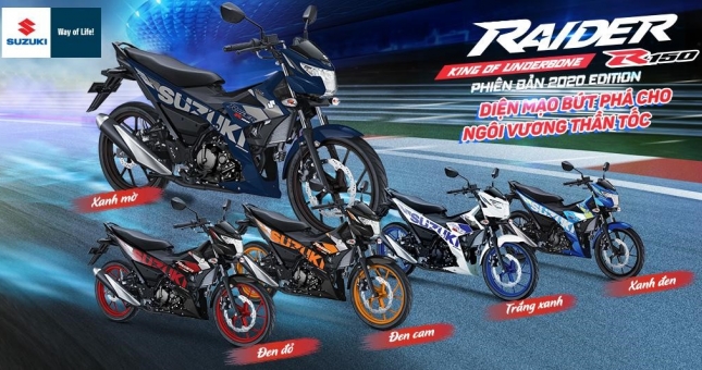 Suzuki bứt phá tem màu mới, fan tay côn tin chọn xe chính hãng