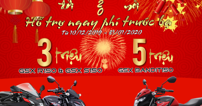 Cơ hội tốt nhất năm để mua côn tay Suzuki với ưu đãi đến 5 triệu đồng