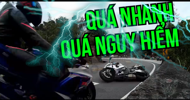 VIDEO: Pha ôm cua không thể đáng quên hơn của tay chơi xe phân khối lớn Trung Quốc
