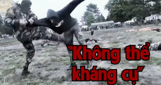 VIDEO: Lực lượng đặc biệt Nga, Pháp ' Tay không đối kháng '