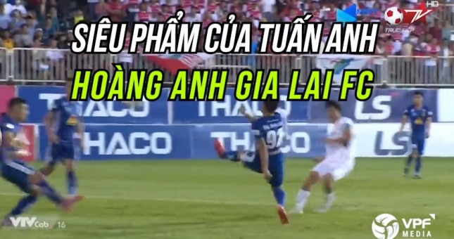 VIDEO: Siêu phẩm của Tuấn Anh tiếp lửa HAGL chen chân top 3 V-League 2020