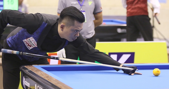 Dương Anh Vũ một mình chấp 3 cơ thủ Hàn Quốc ngay trên sân đối thủ