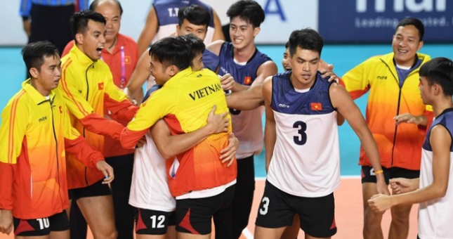 Bóng chuyền nam Việt Nam thua sốc Campuchia tại SEA Games 30