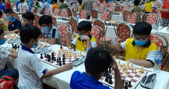 Giải cờ vua trẻ toàn quốc tranh cúp Vietcombank 2020 sớm kết thúc