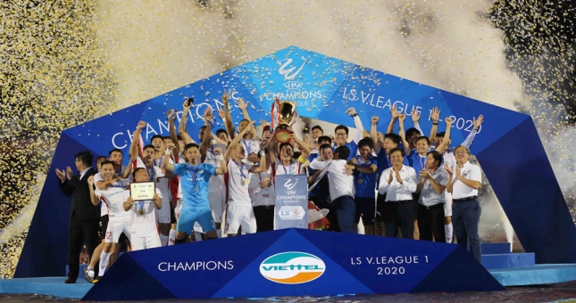 Viettel vô địch V-League 2020