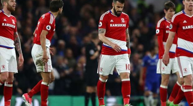Middlesbrough chính thức xuống hạng: Vì đâu nên nỗi?