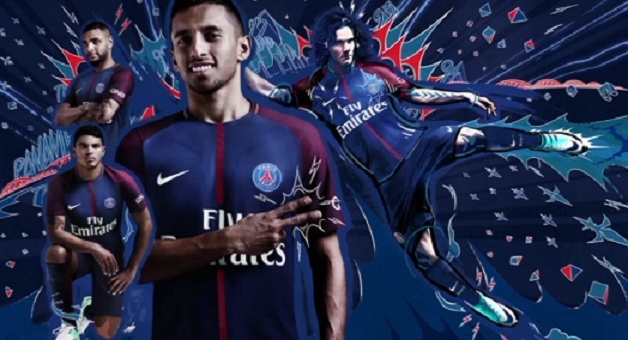 Paris St Gierman hé lộ mẫu áo tuyệt đẹp cho mùa giải 2017/18