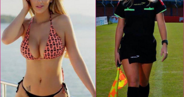 Nữ trọng tài bị khủng bố vì lý do trớ trêu