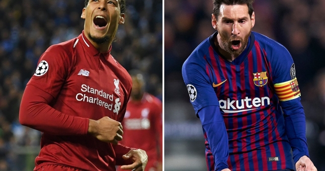 Messi dâng 'Quả bóng vàng' cho Van Dijk 