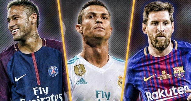 Neymar chọn ra cầu thủ xuất sắc nhất giữa Messi và Ronaldo