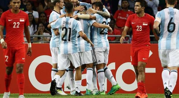 Video bàn thắng: Singapore 0-6 Argentina (Giao hữu quốc tế)