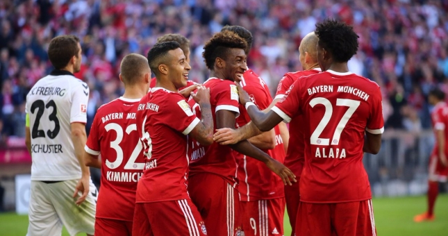 Highlights: Bayern Munich 5-0 Freiburg (Vòng 8 - Bundesliga)