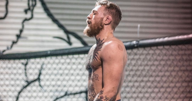 Conor và Khabib chính thức đối mặt nhau lần đầu tiên trước thềm UFC 229