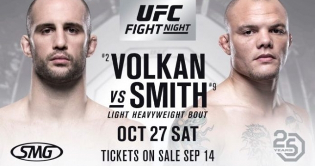 Tổng hợp UFC Moncton: Anthony Smith vượt qua Volkan Oezdemir, hướng tới suất tranh đai tiếp theo