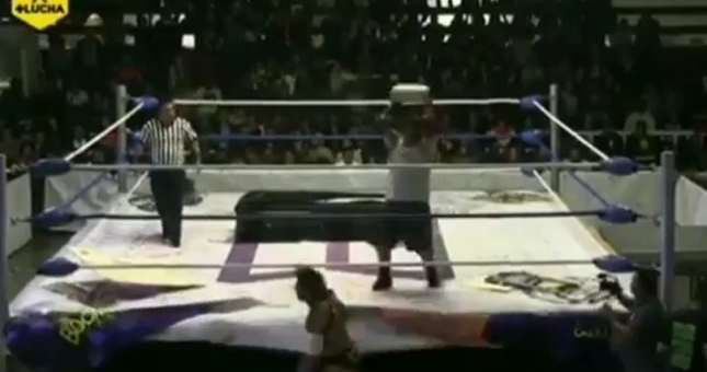 VIDEO: Võ sĩ nhập viện vì bị đối thủ ... ném bê tông vào đầu