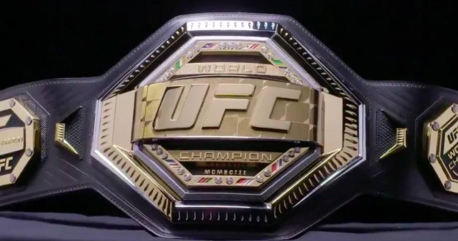 Sự tôn vinh cá nhân nào mà UFC muốn gửi gắm trong chiếc đai vô địch mới?