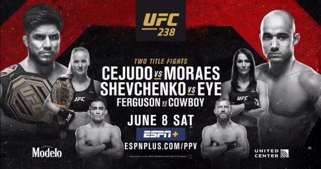 KẾT QUẢ UFC 238: Đêm đấu mãn nhãn đầy cảm xúc