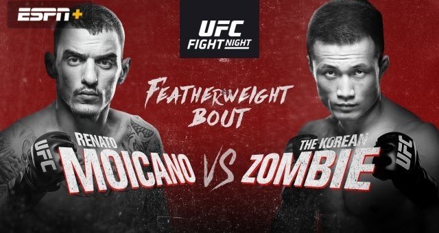 TRỰC TIẾP UFC Fight Night: Korean Zombie vs. Recnato Moicano