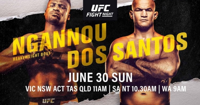 TRỰC TIẾP UFC Minneapolis: Francis Ngannou vs. Junior Dos Santos
