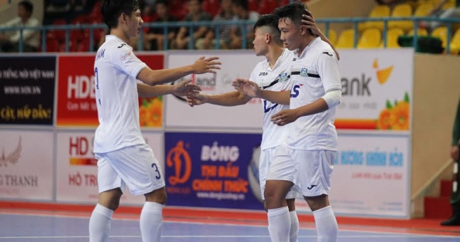 Thái Sơn Nam vô địch lượt đi giải Futsal VĐQG