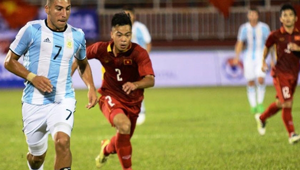 Đức Chinh ghi bàn, U20 VN thua đậm 1-4 trước U20 Argentina