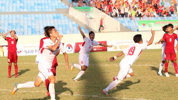 Kết quả U15 Việt Nam vs U15 Myanmar, 18h30 ngày 18/6