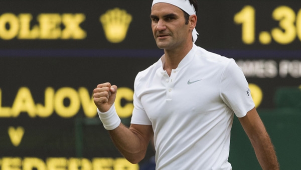 Kết quả tứ kết Wimbledon 2017: Federer thắng tốc hành