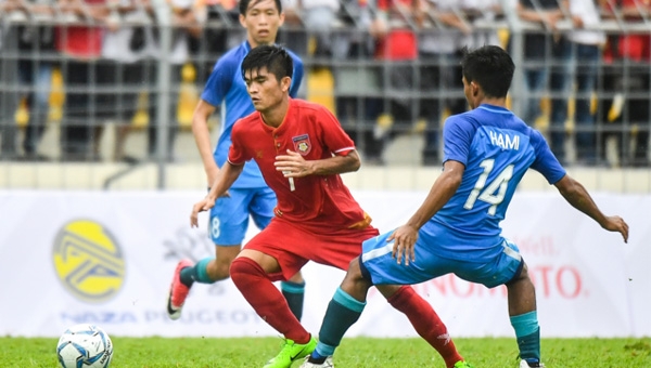 Hàng công thăng hoa, U22 Myanmar đánh bại U22 Lào