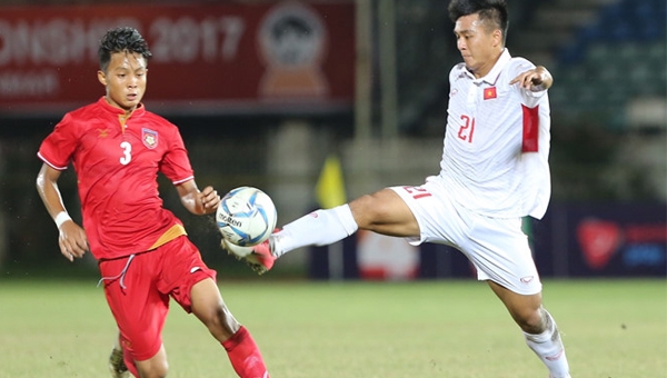 U18 Việt Nam dừng bước ở vòng bảng sau trận thua Myanmar