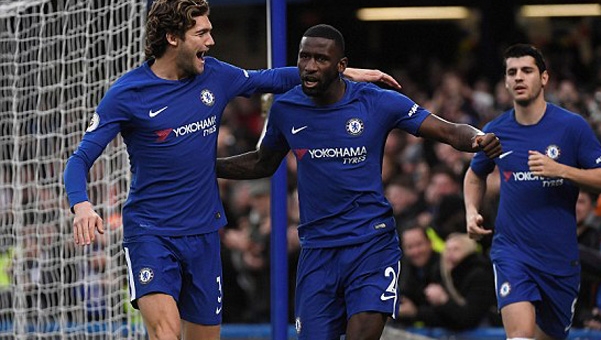 6 phút ghi 2 bàn, Chelsea khiến Stoke City choáng váng