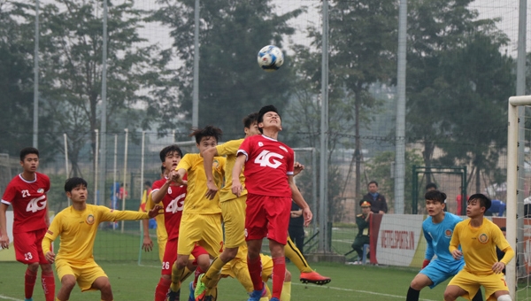 Hậu duệ Thể Công vượt ải SLNA ở giải U19 Quốc gia
