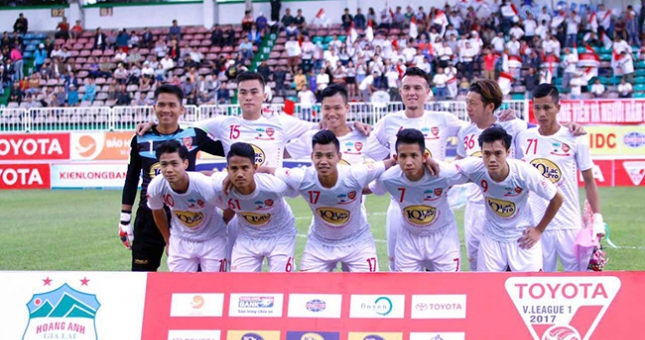 Lịch thi đấu CLB HAGL mùa giải V-League 2018