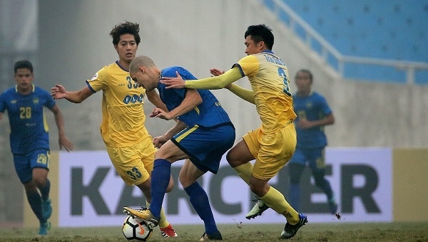 FLC Thanh Hoá và Yangon tạo mưa bàn thắng trên sân Mỹ Đình