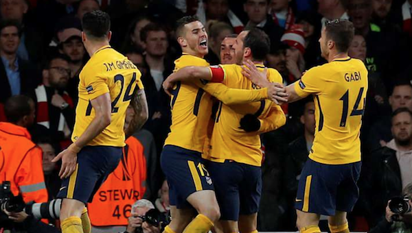 Xem video Arsenal 1-1 Atletico Madrid- bán kết Europa League