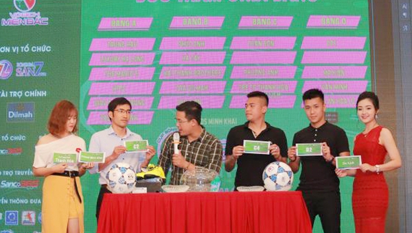 Giải bóng đá vô địch sân 7 miền Bắc: Nhiều bảng đấu hấp dẫn