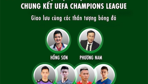 Danh thủ Việt tề tựu trong đại tiệc bóng đá Champions League