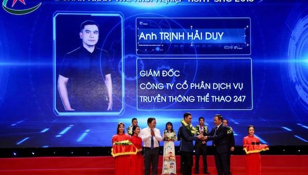 Vinh danh 68 doanh nhân trẻ khởi nghiệp xuất sắc 2018