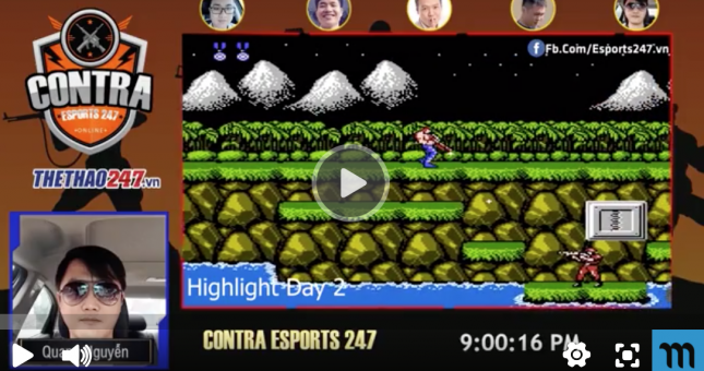 VIDEO: Màn phá đảo Contra như hack ở giải Contra Esports 247 