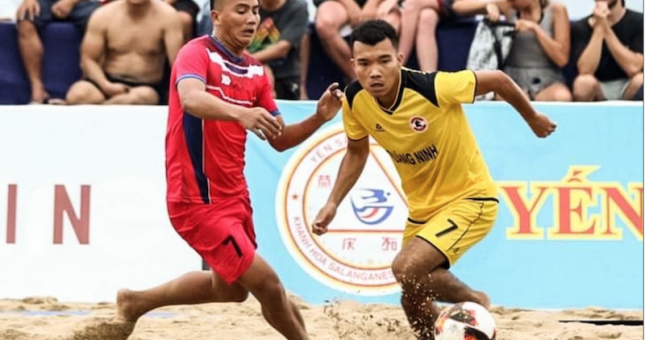 Khởi tranh Giải bóng đá bãi biển tứ hùng Thuận An mở rộng tranh cúp Gia Việt