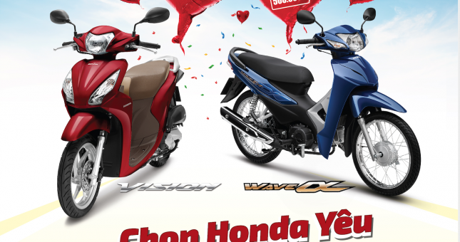 Honda Việt Nam ưu đãi hấp dẫn mùa tựu trường khi mua xe Wave Alpha 110cc & VISION