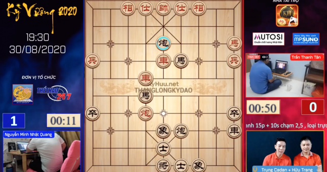 VIDEO: Trần Thanh Tân khiến Quang 'búa' phải xin đầu hàng ở ván cờ quá hay